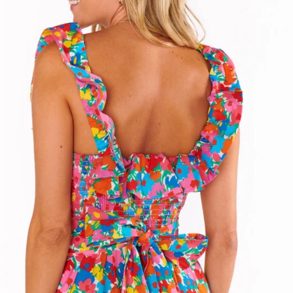 Show Me Your Mumu- Bright Begonias Mini Dress - Picture 2 of 4